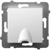 Inne akcesoria elektryczne - Ospel Przyłącz kablowy Biały Aria - GPPK-1U/m/00 - miniaturka - grafika 1