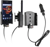 Uchwyty samochodowe do telefonów - Brodit AB Uchwyt aktywny z kablem USB do Sony Xperia X Compact 521934 - miniaturka - grafika 1