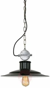 Milstone - industrialna lampa wisząca, czarna - Lampy sufitowe - miniaturka - grafika 3