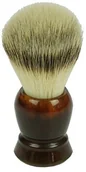 Pędzle do golenia - Fantasia pędzel do golenia z uchwytem z syntetyczny  do włosów, tworzywo sztuczne Havanna, wys. 10.5 cm 91867 - miniaturka - grafika 1