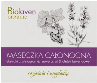 Sylveco Biolaven 45ml maseczka całonocna do twarzy - Maseczki do twarzy - miniaturka - grafika 2