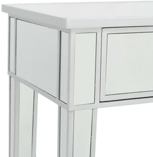 vidaXL Lustrzana toaletka ze stołkiem, MDF i szkło - Toaletki - miniaturka - grafika 6