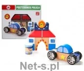 Klocki - Brimarex Układanka drewniana Policja w pud - miniaturka - grafika 1