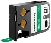 Taśmy do drukarek barwiące - Dymo Oryginał DYMO XTL taśma winylowa trwała 12 mm) Biały na zielonym 7m długości 1868781 - miniaturka - grafika 1