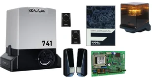 FAAC Napęd do bramy przesuwnej 741 - Do 900 Kg - Napędy i siłowniki do bram - miniaturka - grafika 2