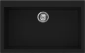 Zlewozmywaki - Elleci Quadra 130 (nakładany) 40 Full black - miniaturka - grafika 1
