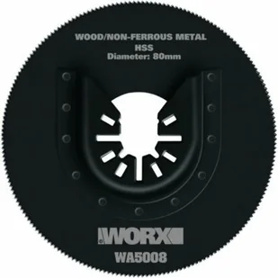 WORX piły HSS 80 MM, 1 sztuki, wa5008 - Materiały ścierne - miniaturka - grafika 3