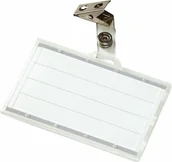 Identyfikatory - Donau Identyfikator z klipsem X06782 NB-7823 - miniaturka - grafika 1