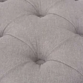 Ławki do przedpokoju - vidaXL Ławka do przedpokoju, drewno lite, 150x40x48 cm, jasnoszara vidaXL - miniaturka - grafika 1