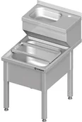 Meble gastronomiczne - Stalgast Umywalka porządkowa 500x700x850 mm 982357050 - miniaturka - grafika 1