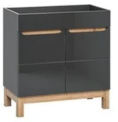 Szafki łazienkowe - Comad Szafka pod umywalkę BALI GRAFIT - miniaturka - grafika 1