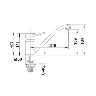 Blanco Bateria ORION chrom 511 276 - Baterie kuchenne - miniaturka - grafika 4
