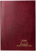 Druki akcydensowe - WARTA Książka korespondencyjna A4/96 bordowa Warta - miniaturka - grafika 1