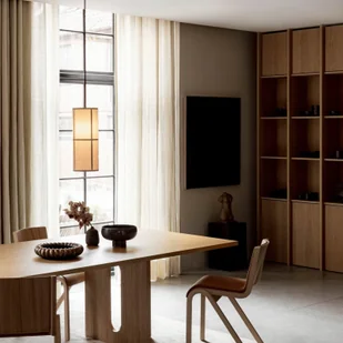 Menu Hashira żyrandol z lnu, 18cm, naturalny - Lampy sufitowe - miniaturka - grafika 4