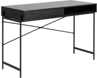 Biurka - Actona Biurko Angus czarne - miniaturka - grafika 1