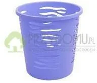 Kosze na śmieci - Branq Kosz biurowy na papier Zebra 10l chabrowy - miniaturka - grafika 1