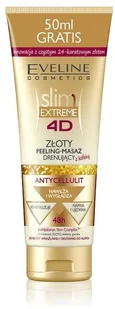 Eveline Cosmetics Slim Extreme peeling do ciała Gold Draining Peeling-Massage 250 ml - Peelingi do ciała - miniaturka - grafika 3