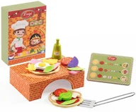Zabawki AGD - Djeco PIZZERIA LUIGI zabawa w gotowanie DJ06538 - miniaturka - grafika 1