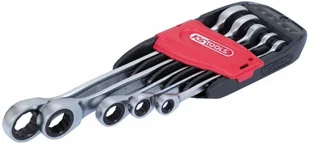 KS Tools Zestaw 5 kluczy płasko-oczkowych GEARplus, 8-19 mm, 503.4255 - Klucze i nasadki - miniaturka - grafika 2