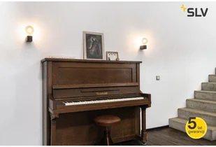 Spotline SLV FITU CUBE wewnętrzna lampa ścienna natynkowa E27 czarna 1004738 - Lampy ścienne - miniaturka - grafika 5