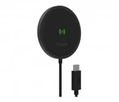 Ładowarki do telefonów - Mophie Snap+ Wireless Charging Pad ładowarka bezprzewodowa kompatybilna z MagSafe 15W czarna IWCSPMOMSBK - miniaturka - grafika 1