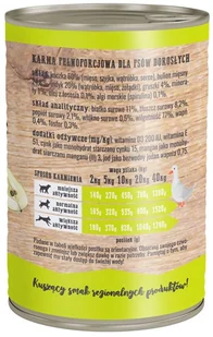 Alpha Spirit Wiejska Zagroda Kaczka z gruszką 400g 37550-uniw - Mokra karma dla psów Alpha Spirit Wiejska Zagroda Kaczka z gruszką 400g 37550-uniw - Mokra karma dla psów - miniaturka - grafika 4