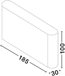 Lucide Elewacyjna LAMPA ścienna SOHO 740404 prostokątna OPRAWA tarasowa LED 6W zewnętrzna outdoor IP54 ciemnoszara 740404 - Lampy ogrodowe - miniaturka - grafika 3