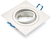 Oprawy, klosze i abażury - Aigostar OPRAWA HALOGENOWA LED ALMI BIAŁY MAT RUCHOMA ALUMINIUM OS_ALMI-1X_BM - miniaturka - grafika 1