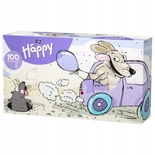 Chusteczki higieniczne Happy Słoń 100 szt. - Inne akcesoria do pielęgnacji dzieci - miniaturka - grafika 4