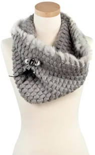 Art of Polo Komin Futrzasty order - Apaszki i szaliki damskie - miniaturka - grafika 2
