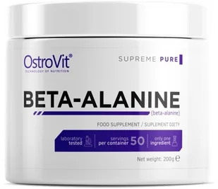 OstroVit Beta Alanine Cytryna 200g - Witaminy i minerały dla sportowców - miniaturka - grafika 4