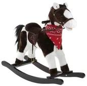 Zabawki na biegunach - inny Koń Interaktywny na Biegunach Brązowo-Biały GS2030 - miniaturka - grafika 1