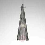 Lampy sufitowe - Selene Lampa wisząca Costa Rica ze szkła, szara - miniaturka - grafika 1