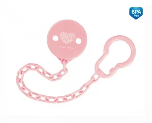 Canpol babies babies BABIES Łańcuszek do smoczka Pastels różowy - Akcesoria do smoczków - miniaturka - grafika 3