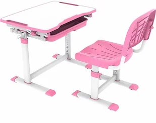 FunDesk Biurko i krzesełko dziecięce Cubby Sorpresa Pink 6956745160391 - Biurka dla dzieci - miniaturka - grafika 4