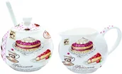 Cukiernice - Easy life nuova r2s KOMPLET - PORCELANOWA CUKIERNICA I MLECZNIK - Patisserie - Ciastkarnia (317 PATI) - miniaturka - grafika 1