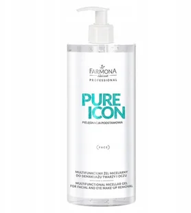Farmona Professional Multifunkcyjny żel micelarny do demakijażu twarzy i oczu Farmona Pure Icon 500 ml - Żele do mycia twarzy - miniaturka - grafika 2