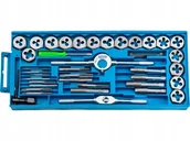 Zestawy narzędziowe - Gwintowniki i narzynki M3-M12 z oprawkami; 40 szt. - miniaturka - grafika 1