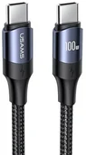 Kable USB - USAMS Kabel U71 USB-C na USB-C 3m 100W PD Fast Charge czarny/black SJ526USB01 (US-SJ526) - miniaturka - grafika 1