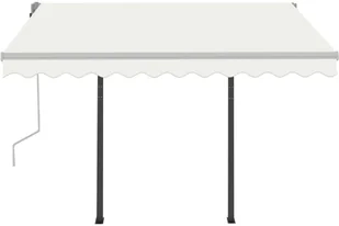 VidaXL Lumarko Automatycznie zwijana markiza ze słupkami, 3,5x2,5 m  3070127 VidaXL - Markizy - miniaturka - grafika 4
