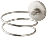 Akcesoria łazienkowe - Fackelmann 86959 o wyglądzie suszarka do włosów do identyfikatorów, około 10 x 8 x 13 cm, powierzchnia szczotkowana stal nierdzewna - miniaturka - grafika 1