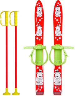 Marmat Narty dziecięce z kijkami 70cm - Sporty zimowe - akcesoria - miniaturka - grafika 2