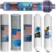 Uzdatniacze wody - Wkłady Liniowe Do Filtra Wody Osmoza RO7 Zestaw ! - miniaturka - grafika 1