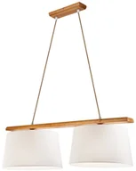 Lampy sufitowe - Lamkur Żyrandol na lince AIDA 2xE27/60W/230V - miniaturka - grafika 1