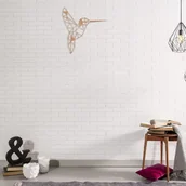 Obrazy i zdjęcia - Homemania Dekoracja ścienna Bird, 44x44 cm, stalowa, miedziana Homemania - miniaturka - grafika 1