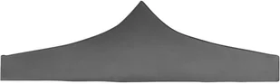 vidaXL Dach namiotu imprezowego, 3 x 3 m, antracytowy - Pawilony ogrodowe - miniaturka - grafika 3