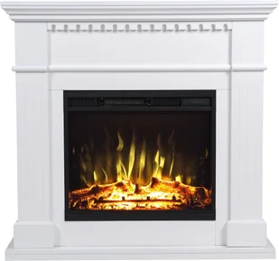 AFLAMO AFLAMO VILANO biały LED 60 - Kominki elektryczne AFLAMO AFLAMO VILANO biały LED 60 - Kominki elektryczne - miniaturka - grafika 1