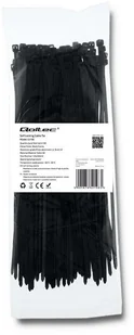 Qoltec Organizer Opaska zaciskowa | 3,6 200 | 100szt | nylon UV | Czarna 52198 - Tuning komputera - akcesoria - miniaturka - grafika 2