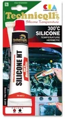 Kleje i inne preparaty budowlane - TECHNICQLL Silikon wysokotemperaturowy czerwony 70 ml - miniaturka - grafika 1