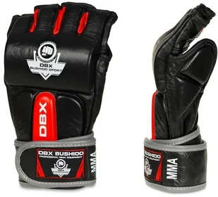 Bushido Rękawice do MMA ze Skóry Naturalnej e1v4-XL - Rękawice bokserskie - miniaturka - grafika 2
